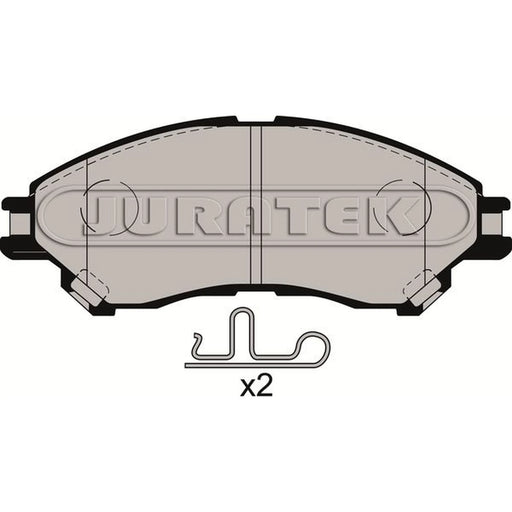 Juratek Front Brake Pad Set fits Suzuki SX4 S-Cross 2013-2022 1.0 1.4 1.6