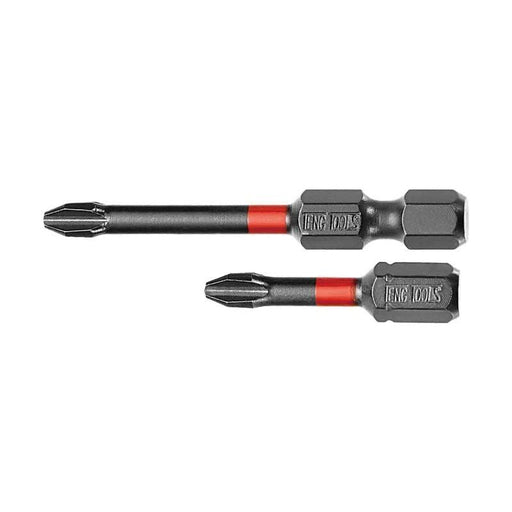 Teng Tools 1/4" PH G Impact Bits 30mm PH2G 5 pcs Teng Tools - Dynamic Drive