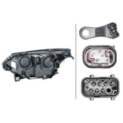 Hella Headlight Headlamp PY21W Right fits BMW 5 2001-2010