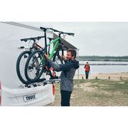 Thule Excellent Standard motorhome and caravan bike rack anodised gray Thule - Bars 4 Cars