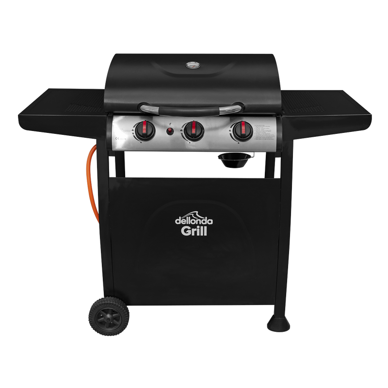 Dellonda 3 Burner Gas BBQ Dellonda  - Dynamic Drive
