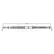 Borg & Beck Brake Hydraulic Hose Line Front Right BBH8785