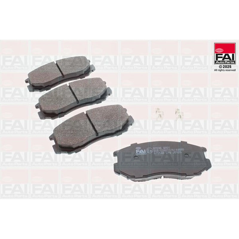 FAI Front Brake Pad Set fits Daihatsu Extol 2000-2011 1.3