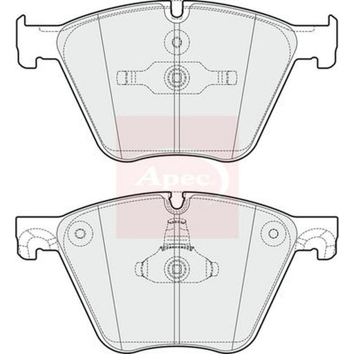 Apec Front Brake Pad Set fits BMW X5 2010-2018