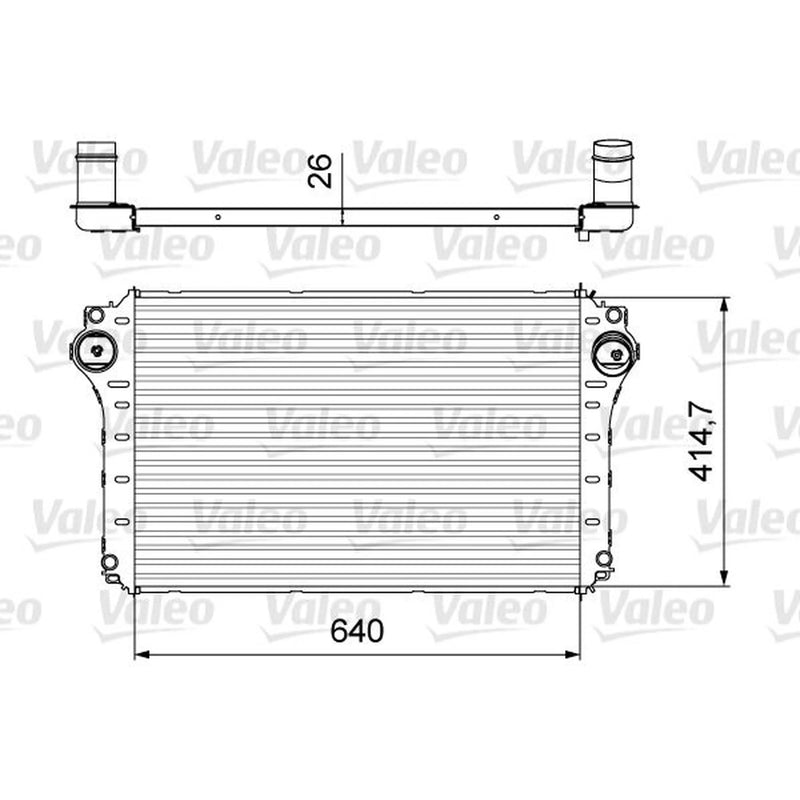 Valeo Intercooler (Charge Air Cooler) 818568