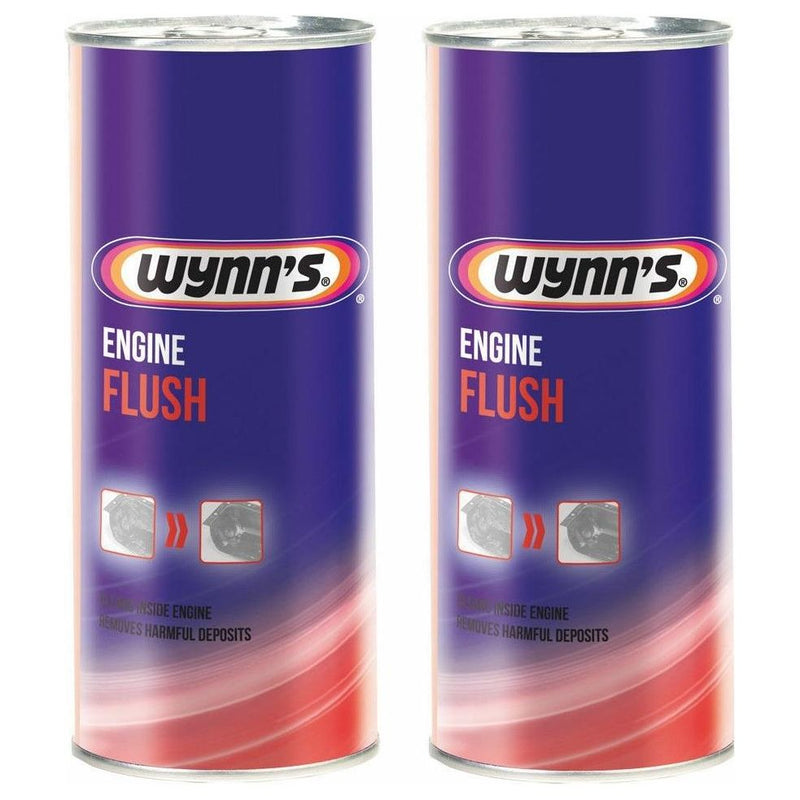 2x Wynns Engine Flush 425ml For Petrol & Diesel Cleans Engines Internally Wynns - Dynamic Drive