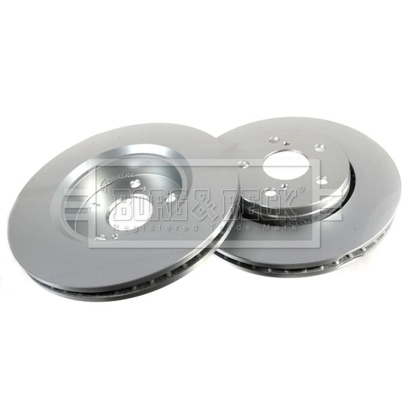Borg & Beck 2 x Vented Front Brake Discs BBD5502-x2