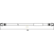 NAPA Brake Hydraulic Hose Line Rear fits Citroën Dispatch II 2007-2016 1.6 2.0