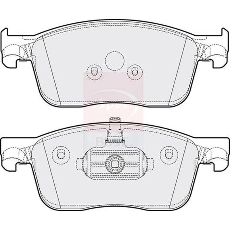 Apec Front Brake Pad Set PD3795