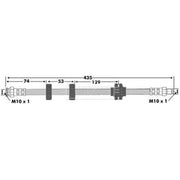 Borg & Beck Brake Hydraulic Hose Line Front Right BBH6948
