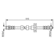Bosch Brake Hydraulic Hose Line Front fits Land Rover Range Rover 2002-2012