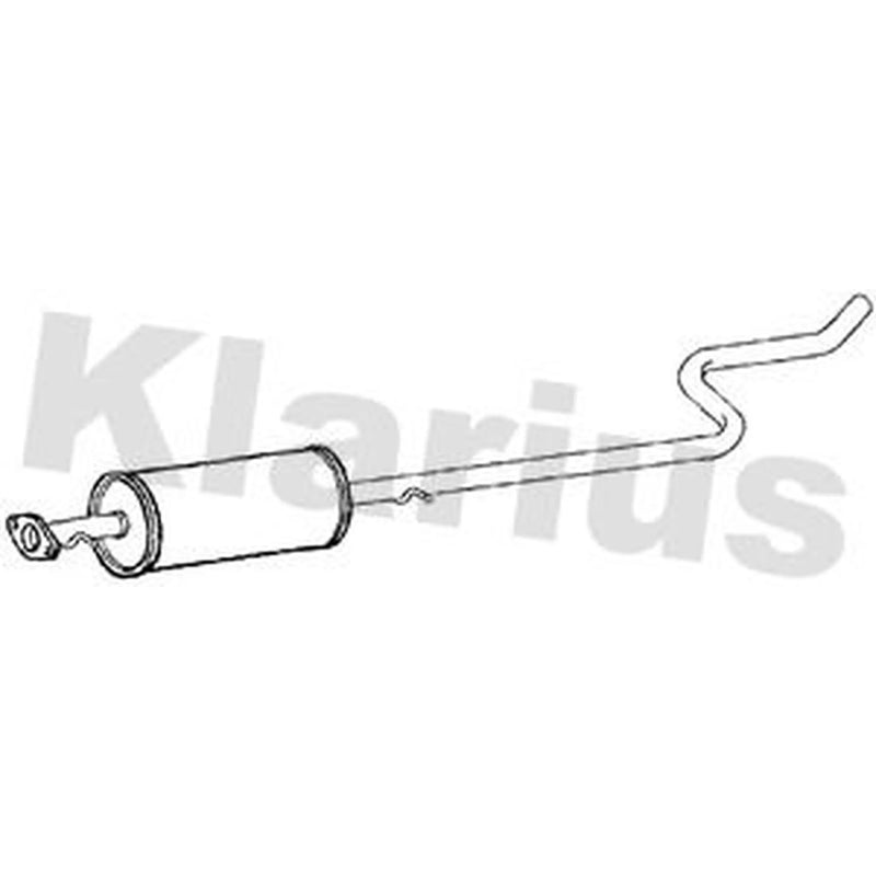 Klarius Box With Centre Pipe Centre fits Ford Ecosport 2013 on 1.5