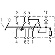 Hella Hazard Warning Light Switch 9 Connectors