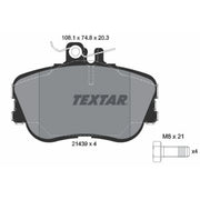 Textar Front Brake Pad Set 2143905