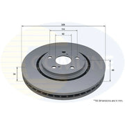 Comline Front & Rear Brake Discs & Pads fits Toyota Rav 4 V 2018 on 2.0