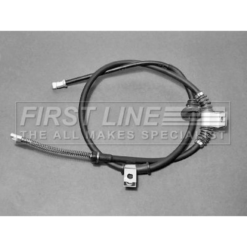 First Line Handbrake Cable Right Rear fits Mitsubishi Lancer 1989-1992 1.8