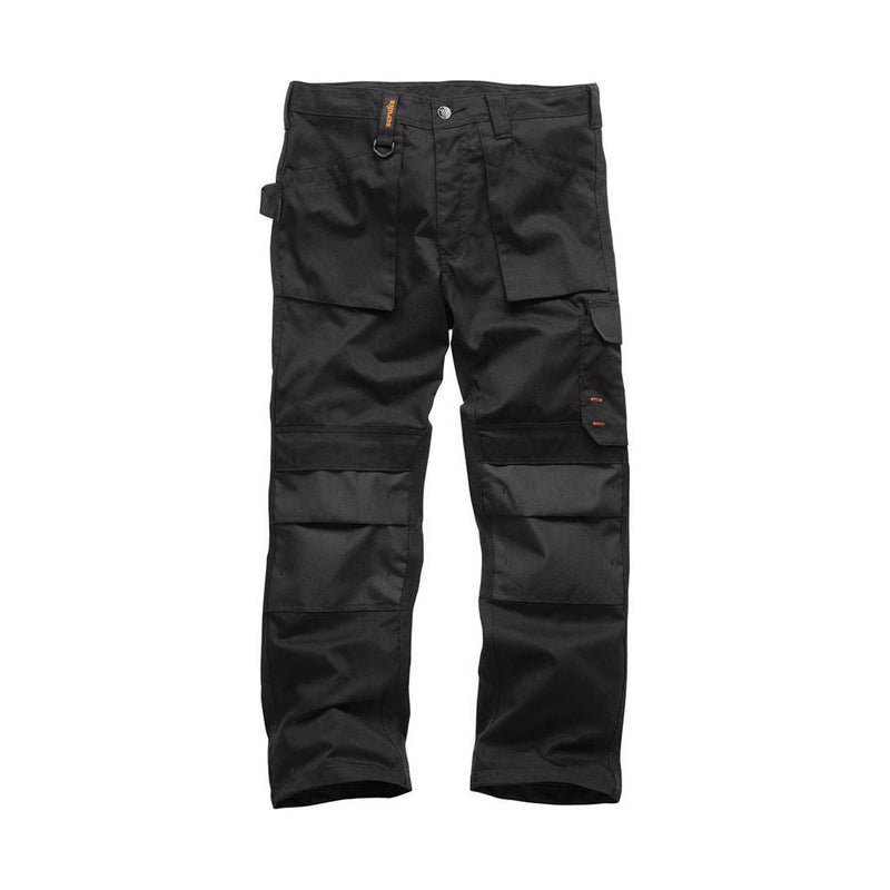 Scruffs Worker Trousers Black 34S Scruffs - Dynamic Drive