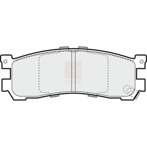 Apec Rear Brake Pad Set PD3450