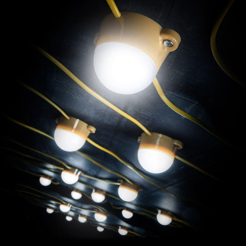 Defender 100W LED Encapsulated Festoon String Lights 50m 110V Defender - Dynamic Drive