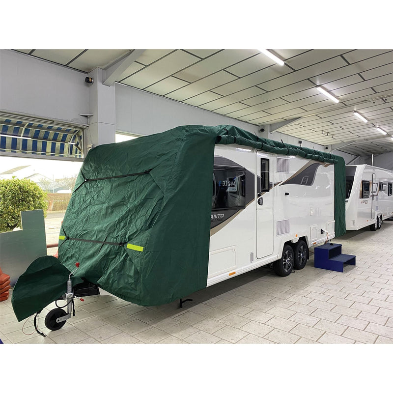 Caravan cover max (Xlarge , 570 - 630 cm) green 4345G8 Quest - Dynamic Drive