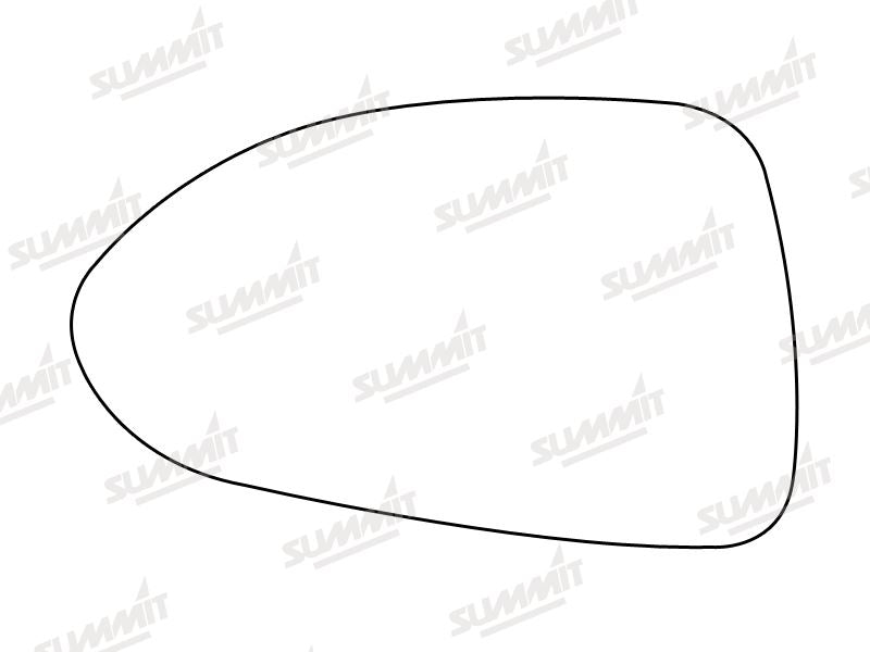Summit Heated Base Plate With Standard Mirror Glass fits Vauxhall Corsa 06 on LHS Summit - Bars 4 Cars