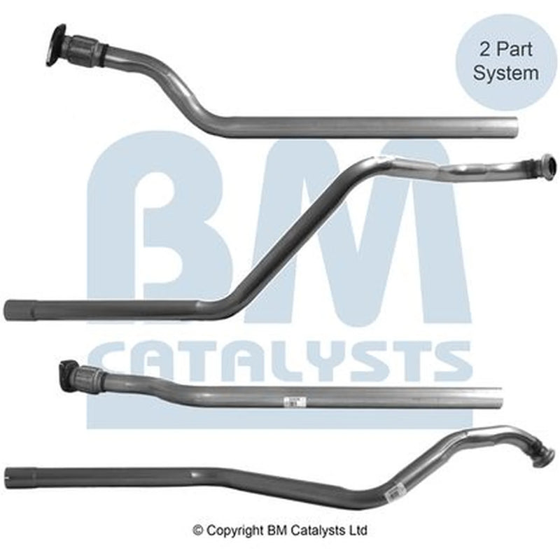 BM Catalysts Exhaust Pipe OD fits Renault Laguna II 2001-2007 1.9