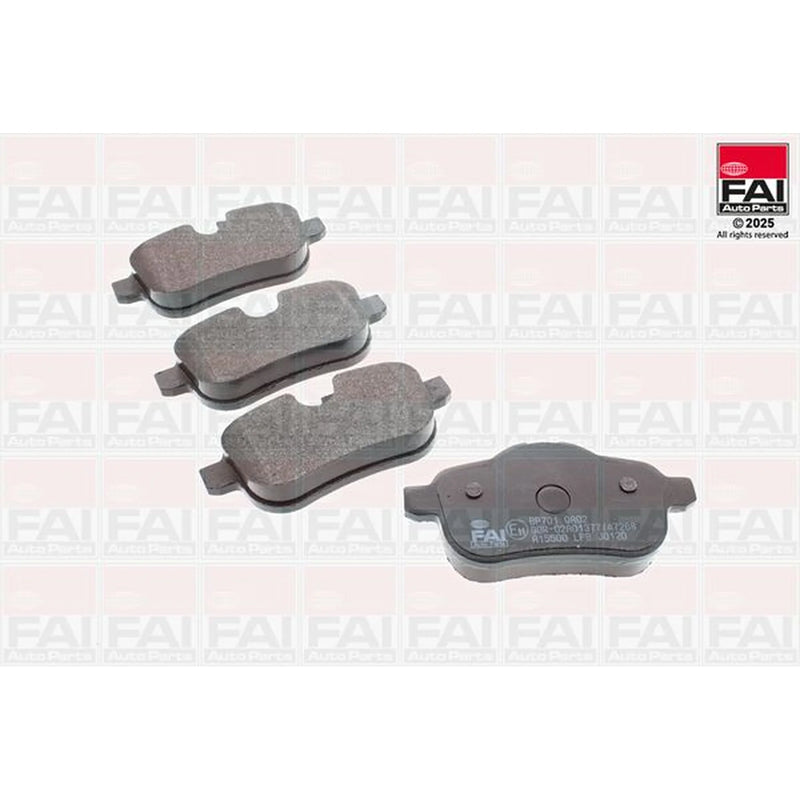 FAI Rear Brake Pad Set fits BMW Z4 Roadster 2009-2016