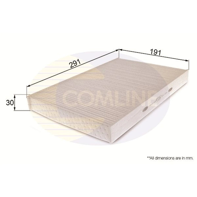 Comline Cabin Air Filter (Pollen Filter) fits Irisbus Daily Tourys 2006 on