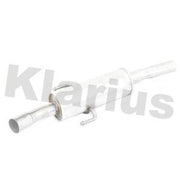 Klarius Box With Centre Pipe Centre fits Toyota Corolla 1999-2001 1.4 1.6