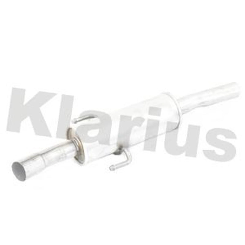 Klarius Box With Centre Pipe Centre fits Toyota Corolla 1999-2001 1.4 1.6