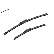 Bosch Wiper Wiper Blade Set 550mm + 400mm — A971S fits Citroën C3 Aircross II