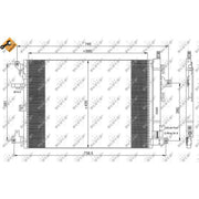 NRF Air Conditioning Condenser 35889