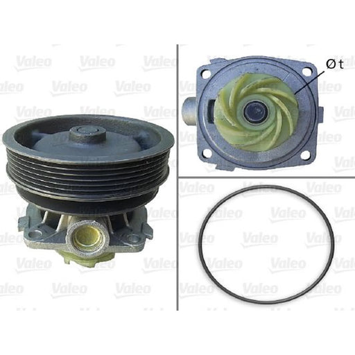 Valeo Engine Cooling Water Pump 506670