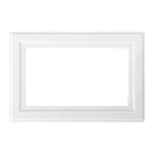 Dencon White Finger Plate 2-Gang Dencon - NN4 Online