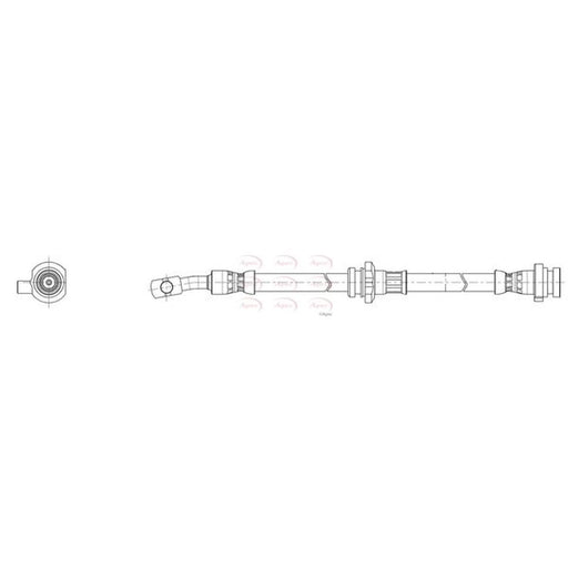 Apec Brake Hydraulic Hose Line Front Left HOS4250