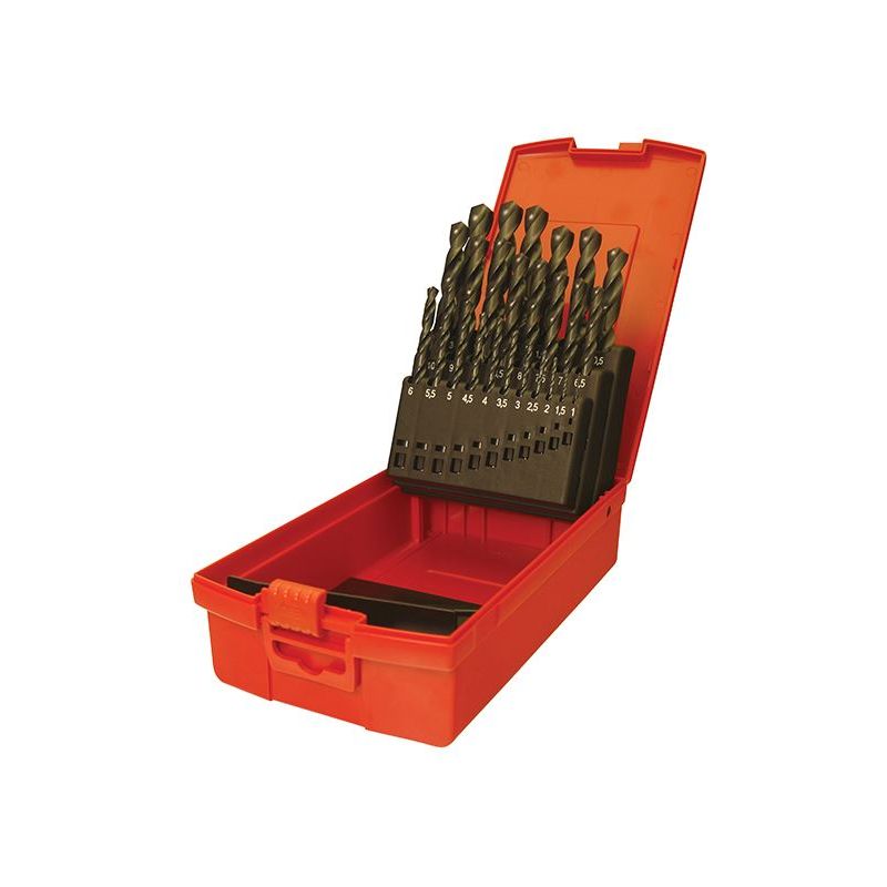 Dormer A190 No.202 Metric HSS Drill Set of 51 1.0-6.0 x 0.1mm Dormer - Dynamic Drive