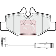 Apec Rear Brake Pad Set fits Mercedes-Benz Viano 2003-2007