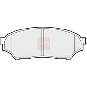 Apec Front Brake Pad Set fits Mitsubishi Pajero Junior I 1995-1998 0.7 1.1