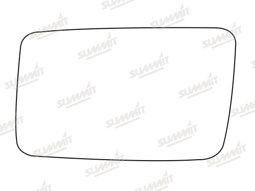 Summit Stick-On Standard Mirror Glass fits Renault 25 LHS Summit - Bars 4 Cars