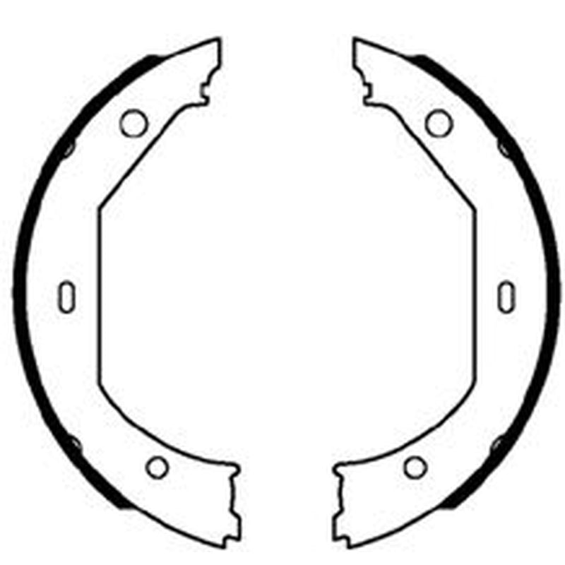 Abtex Brake Shoe Set Axle Kit fits Alpina B10 1996-1998 4.6
