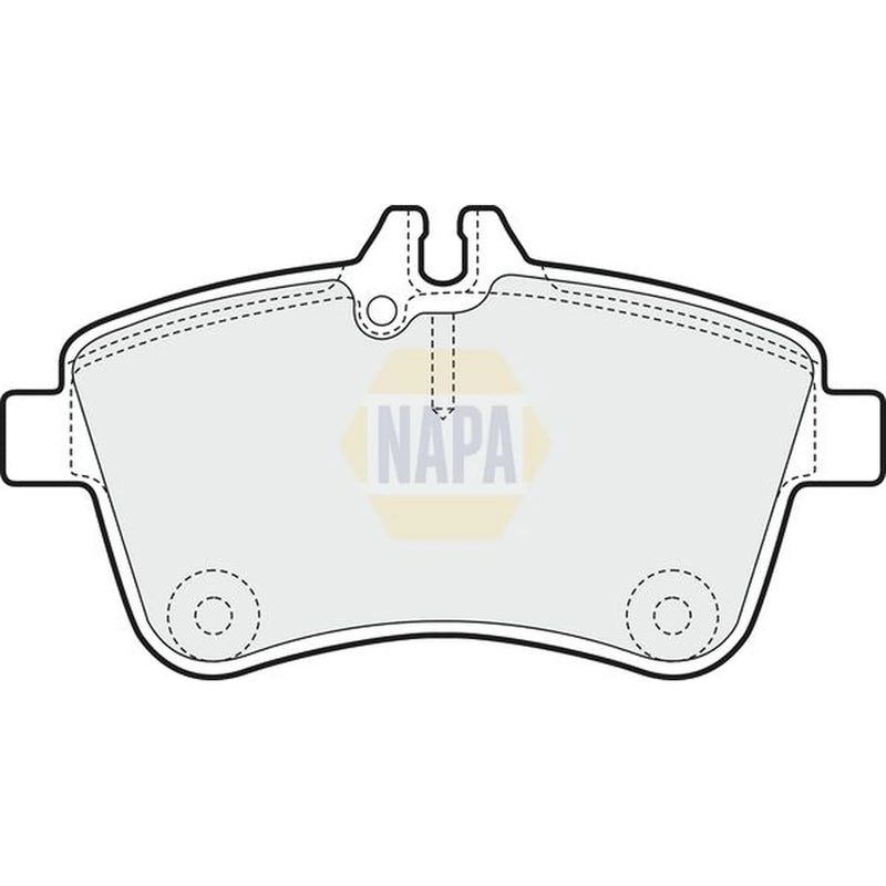 NAPA Front Brake Pad Set fits Mercedes-Benz A-Class 2004-2012