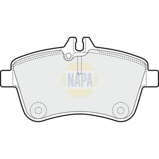 NAPA Front Brake Pad Set NBP1450