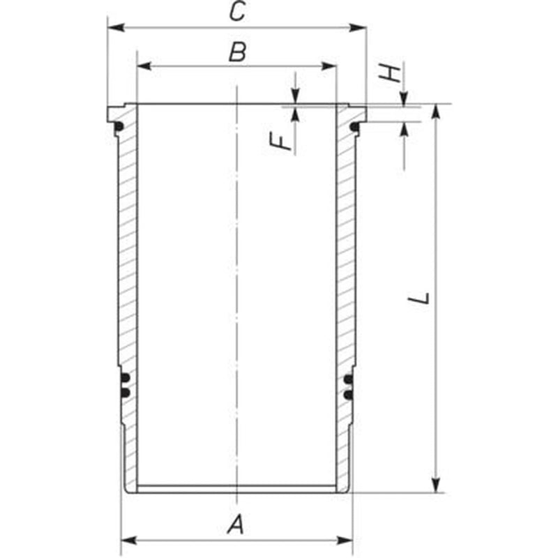 Mahle Engine Cylinder Liner Sleeve 144mm