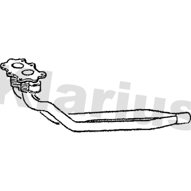 Klarius Exhaust Pipe OD fits VW Golf 1983-1991 1.8