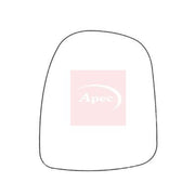 Apec Exterior Wing Mirror Glass Left fits Nissan Primastar 2002-2003 1.9 2.0 2.5