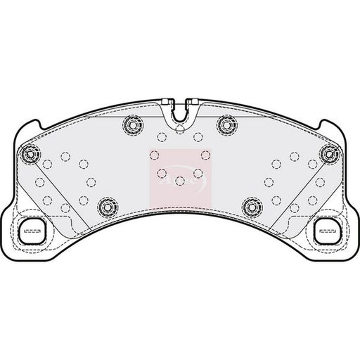 Apec Front & Rear Brake Discs & Pads fits Porsche Panamera 2016-2020 3.0