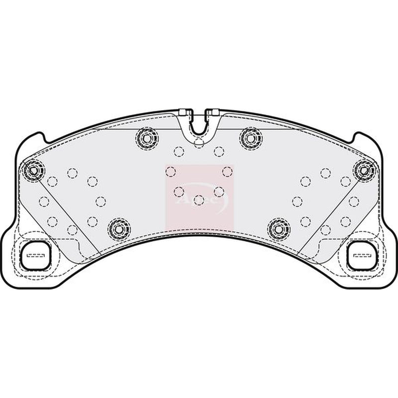 Apec Front & Rear Pads fits Porsche Macan 2014-2018 3.6