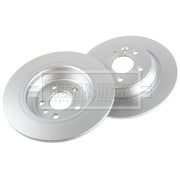Borg & Beck Front & Rear Brake Discs & Pads fits Ford Focus II 2009-2011 2.5