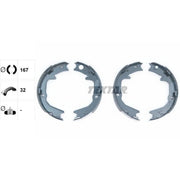 Textar Parking Brake Shoe Set 91063000