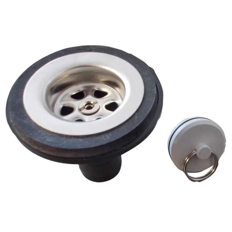 Reich Water Drain 33mm Straight Sink Waste Fitting